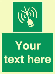 Custom sign safe condition Emergency position beacon